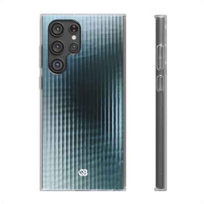 Blue Lite Phone Case for Samsung - Glacial Reeded Glass