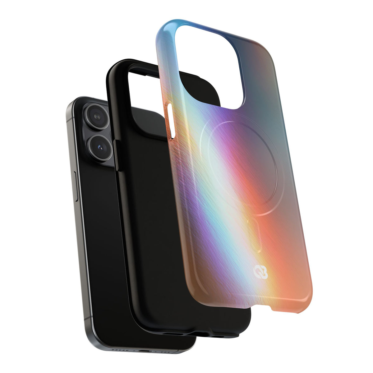 Prismatic Ray · Tough 2.0 Magnetic Phone Case for iPhone · Blue