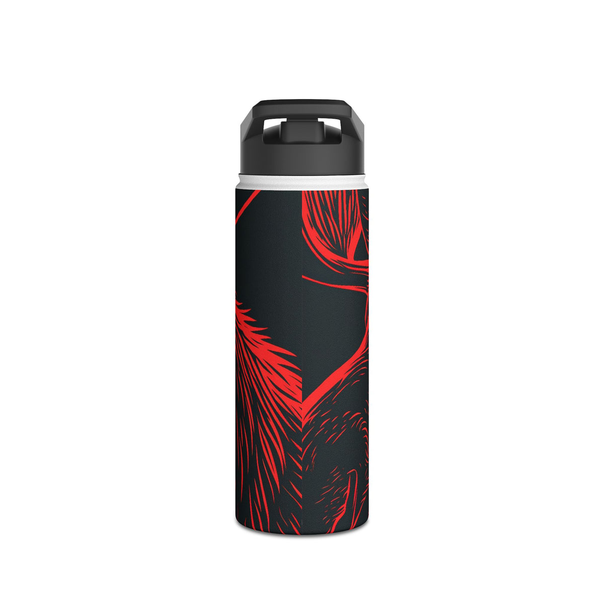 Nordic Elk · Insulated Water Bottle · Black