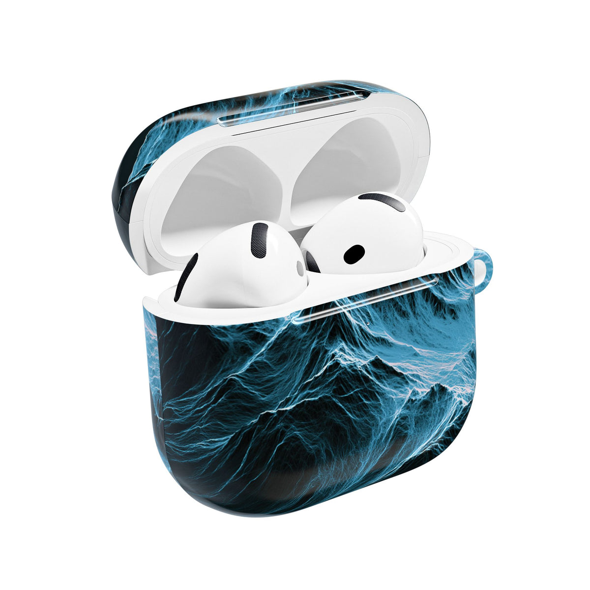 Nordic Frost Peak · Hard Case for AirPods & AirPods Pro · Blue