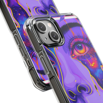 Violet Cosmic Gaze · Impact Custodia per iPhone · Magsafe