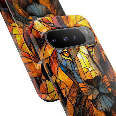 Amber Glass Lion · Tough Phone Case for Google Pixel