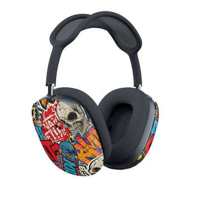 Skate Skull Riot · Hard Case for AirPods Max · Red