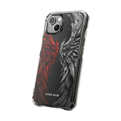 Crimson White Wings iPhone 14 Case - Impact