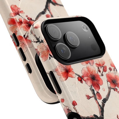 Blossom Shadow iPhone 17 Pro Case - Tough+ - CASE•BOB