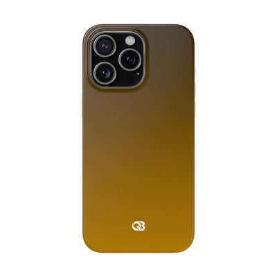 Golden Umber · Lite Phone Case for iPhone ·  Gold