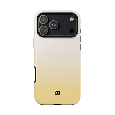 Yellow Tough Phone Case for iPhone - Bleached Citron Haze
