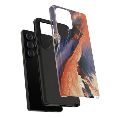 Solar Aura Drift · Tough Phone Case for Samsung · Orange