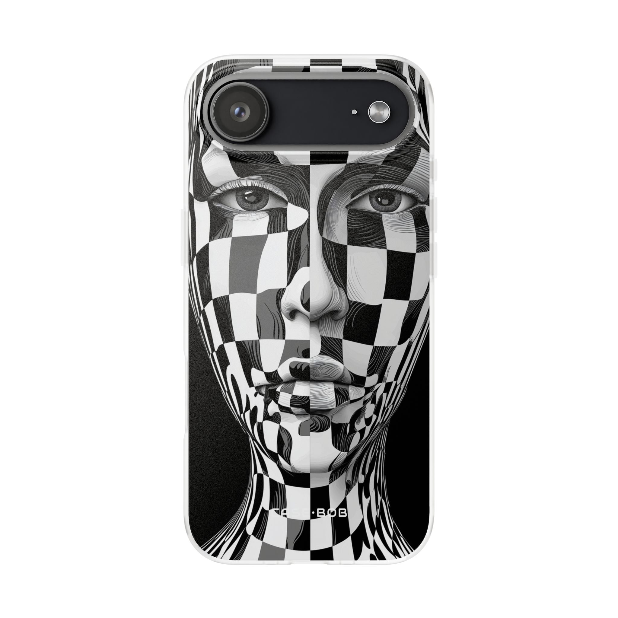 Checkered Face iPhone 17 Air Case - Soft - CASE•BOB
