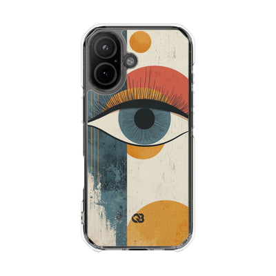 Distressed Azure Ocular · Impact Phone Case for iPhone · Magsafe