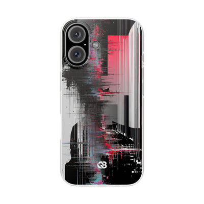 Black Lite Phone Case for iPhone - Crimson Data Leak