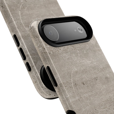 Grey Tough 2.0 Magsafe Phone Case for iPhone - Brutalist Stone Grit
