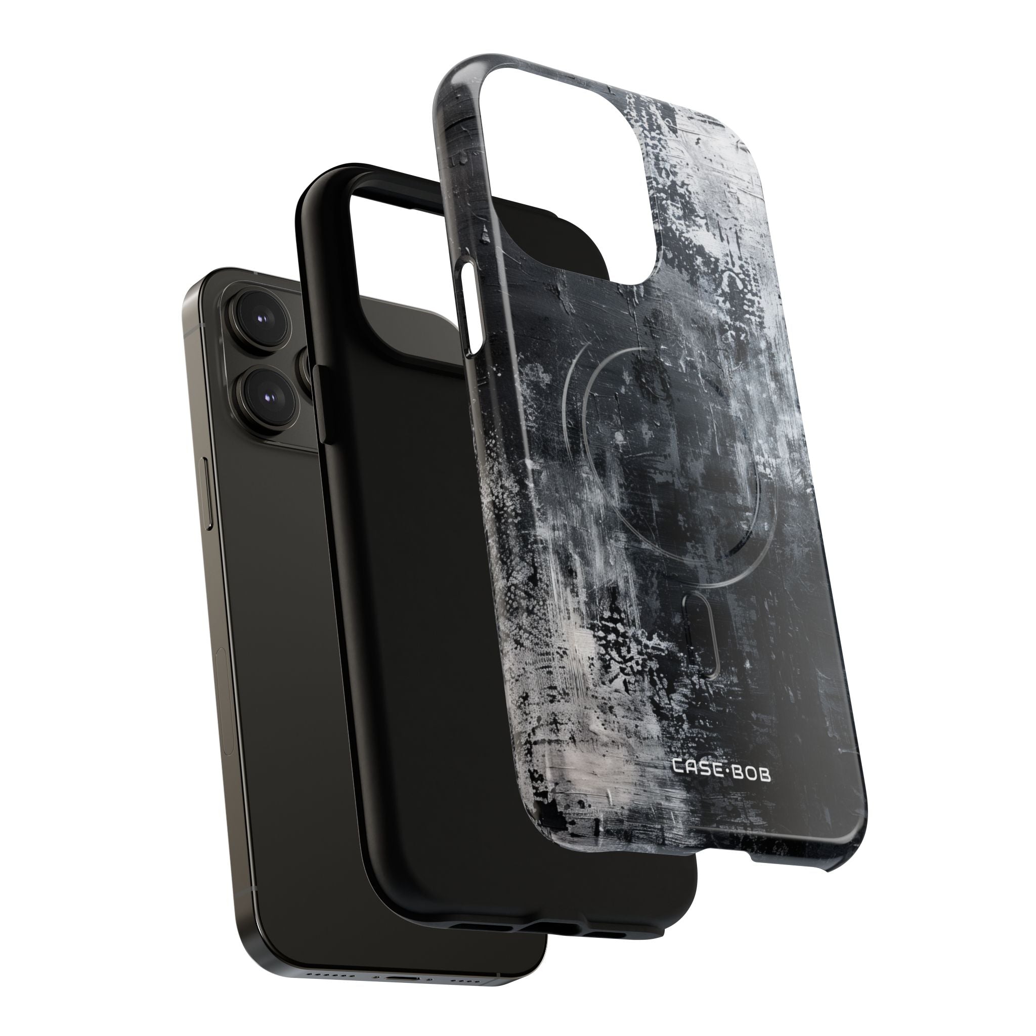 Texturiertes Blackscape iPhone 14 Pro Max Case - Tough+