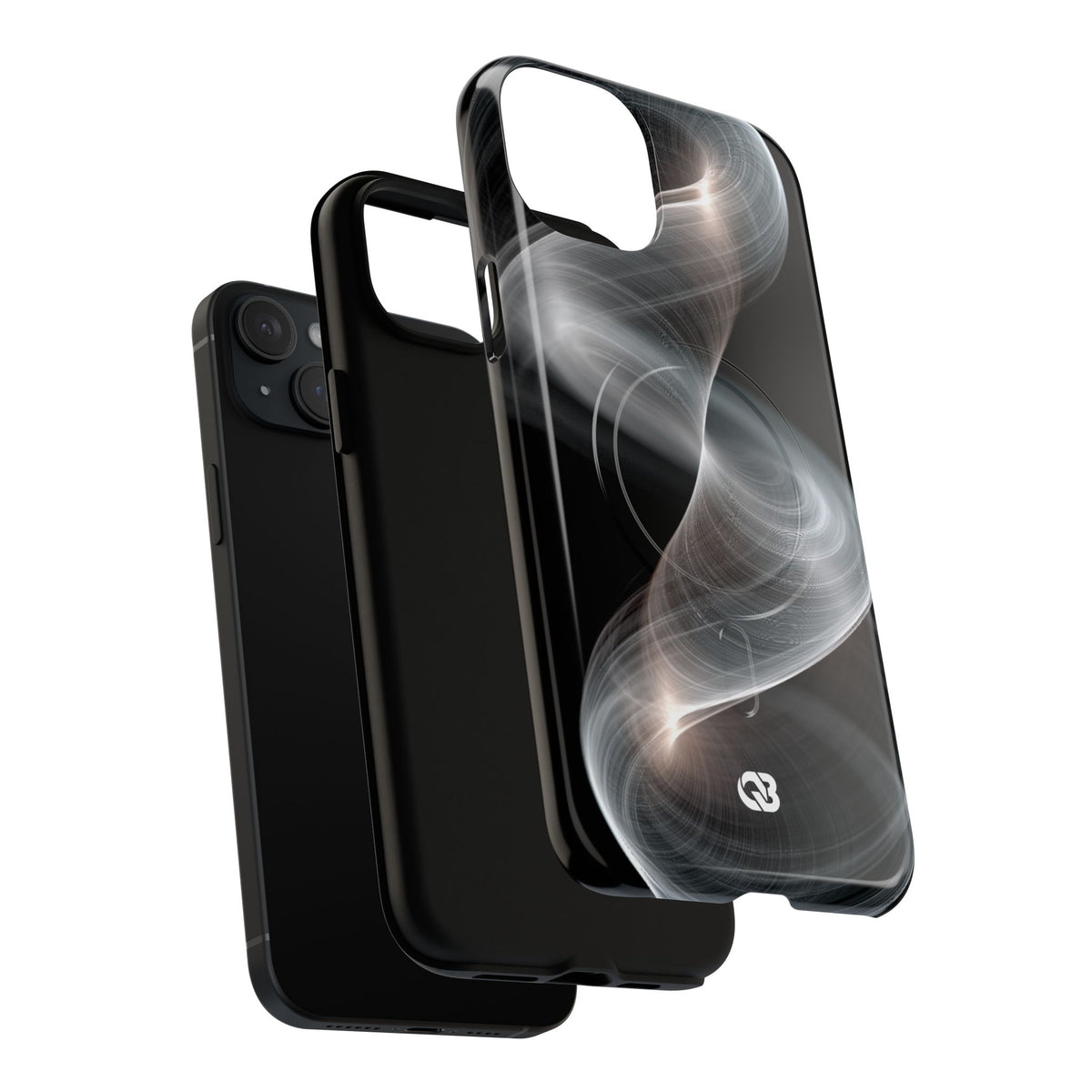 Luminous Vortex · Tough 2.0 Magnetic Phone Case for iPhone · Black