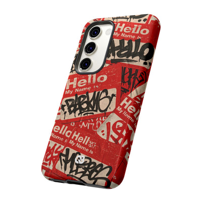 Slap Tag Collage · Tough Phone Case for Samsung · Red