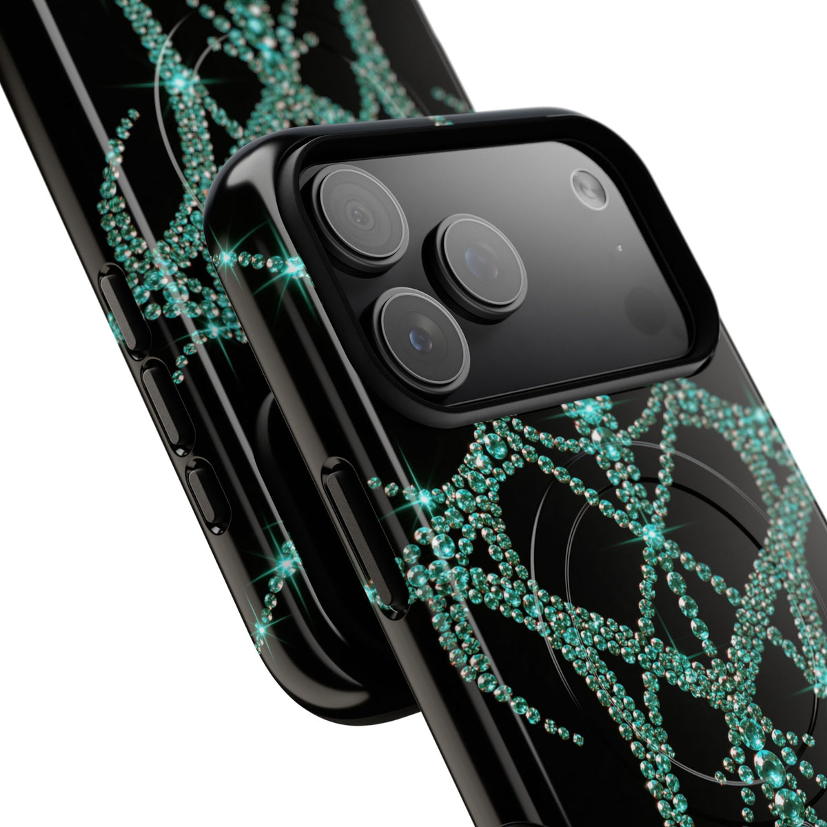 Teal Cyber Sigil · Tough 2.0 Magnetic Phone Case for iPhone · Teal