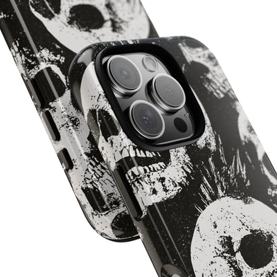 Punk Skull Riot · Tough Phone Case for iPhone · Black