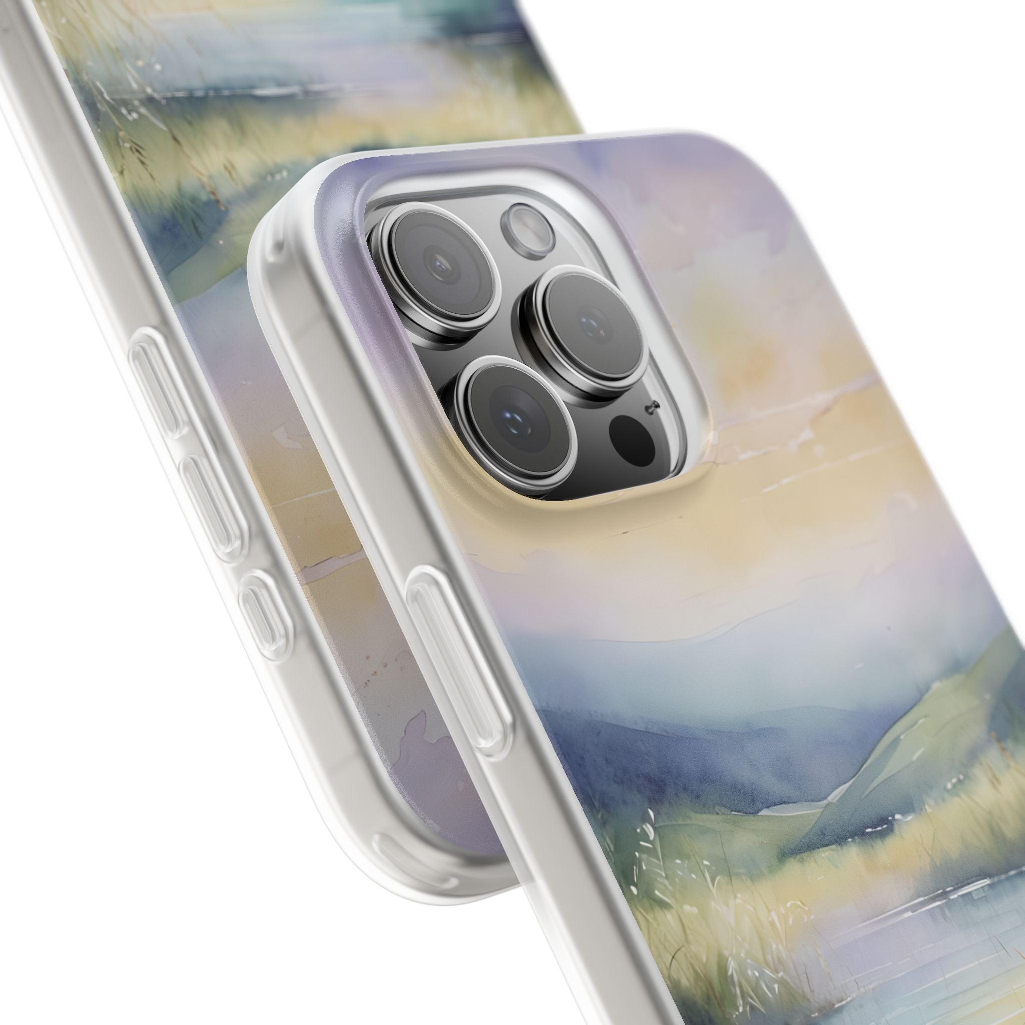 Pastel Shore Drift · Soft Case na iPhone