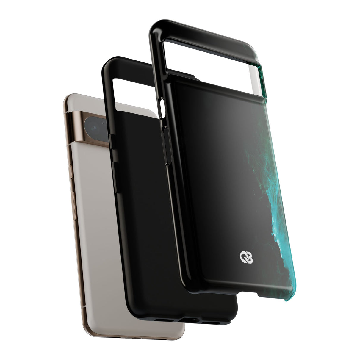 Luminous Plume · Tough Phone Case for Pixel ·  Teal