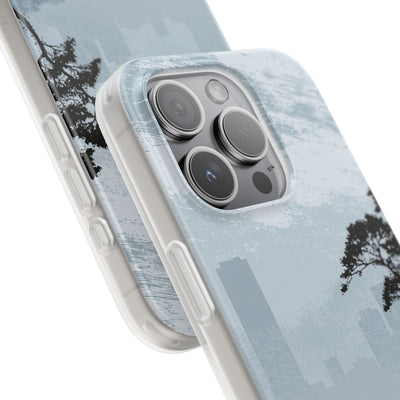 Grey Lite Phone Case for iPhone - Steel Slate Zen