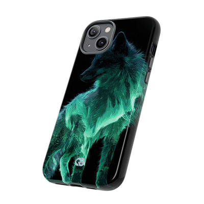 Nordic Aurora Fox · Tough Phone Case for iPhone · Teal