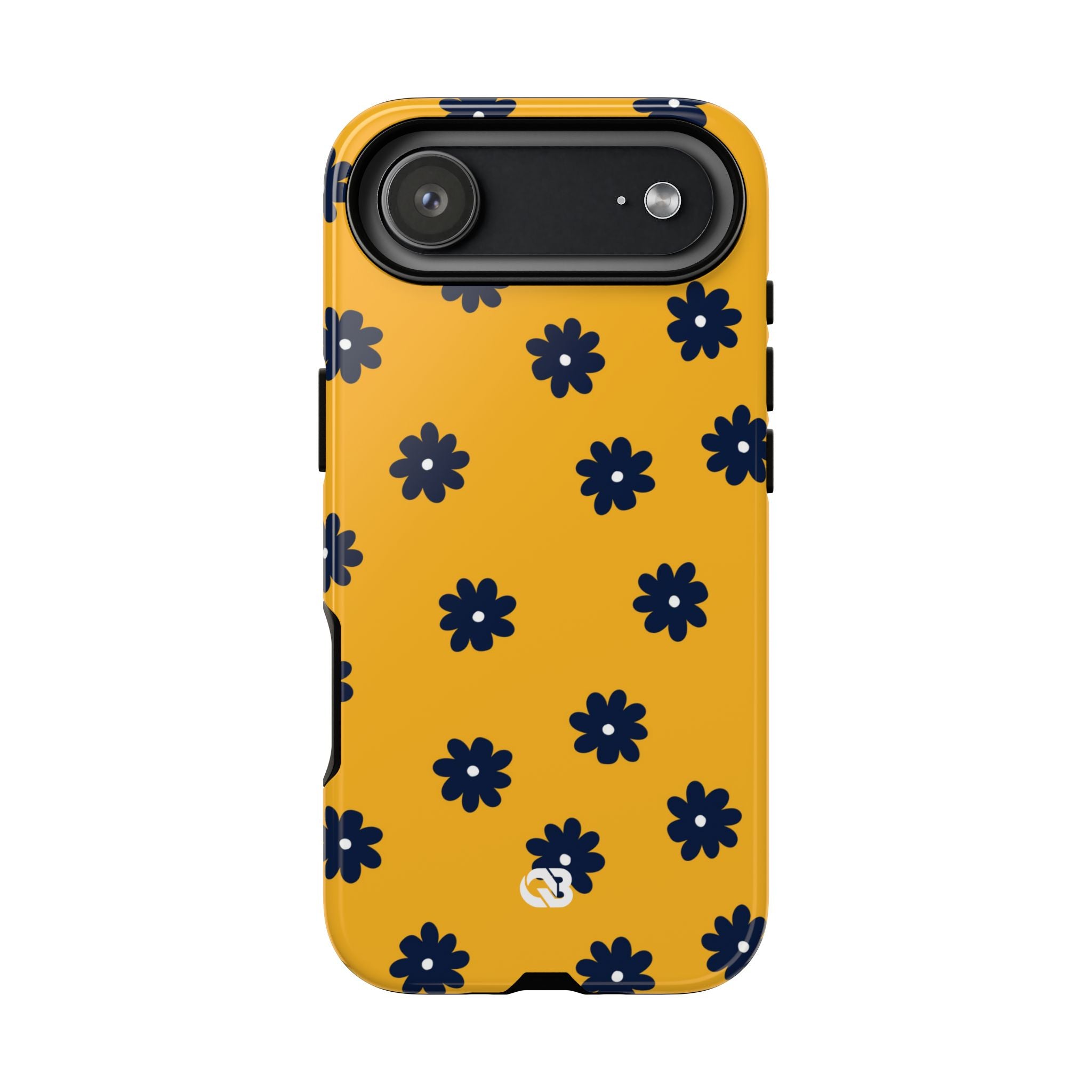Navy Daisy Mustard · Tough Phone Case for iPhone