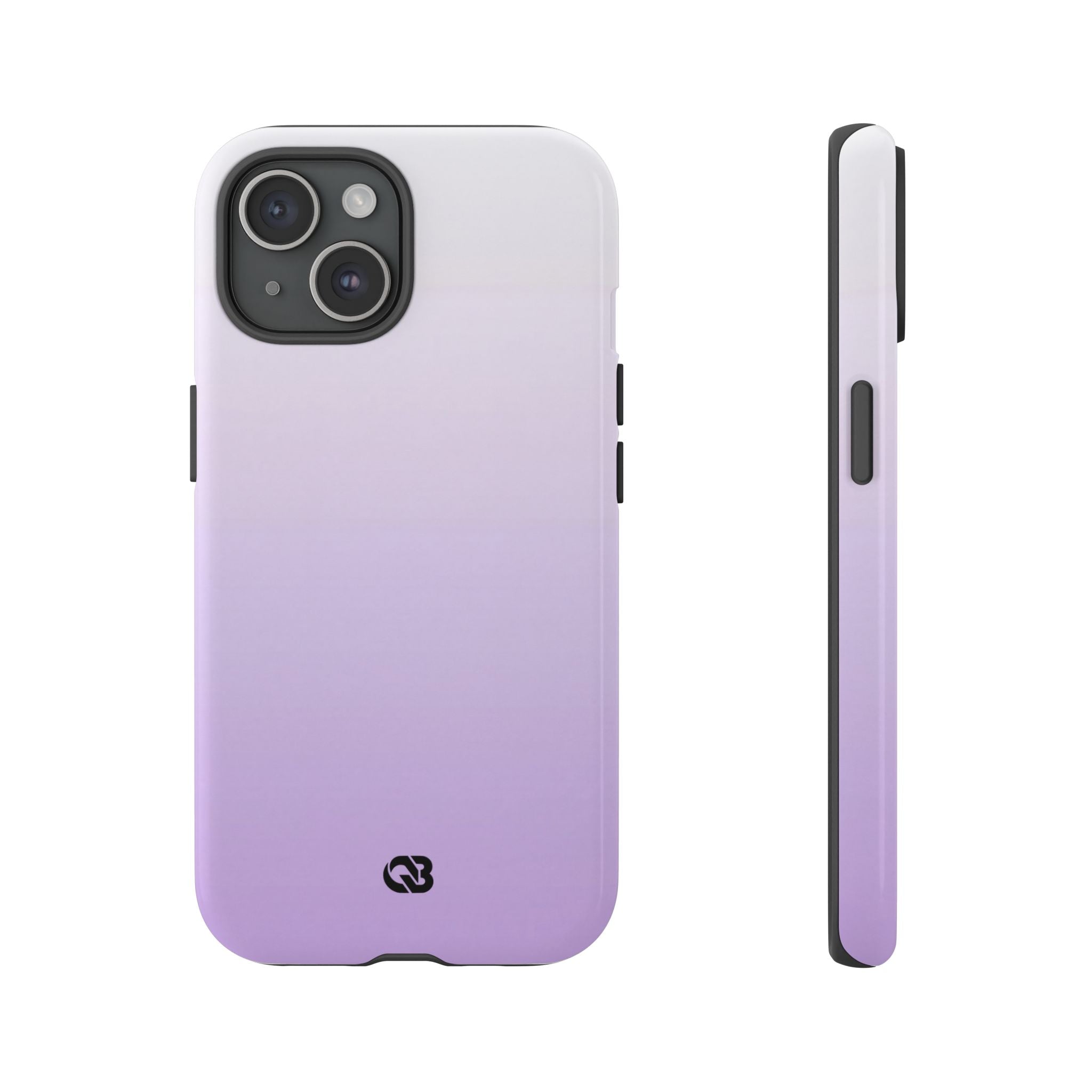 Purple Tough Phone Case for iPhone - Frosted Lavender Fade