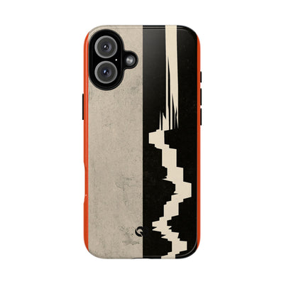 Orange Tough Phone Case for iPhone - Orange Monolith Rift