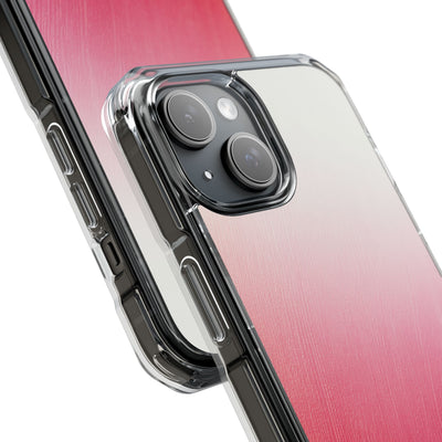 Rose Haze · Clear Impact Magnetic Phone Case for iPhone · Pink