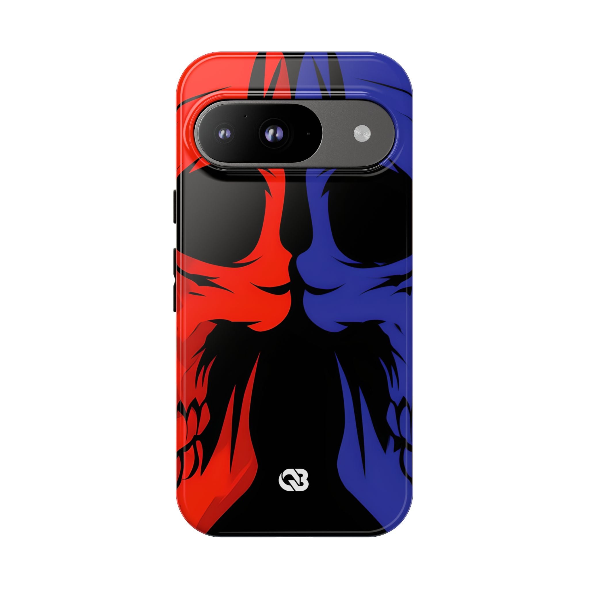 Crimson Cobalt Skulls · Tough Phone Case for Google Pixel
