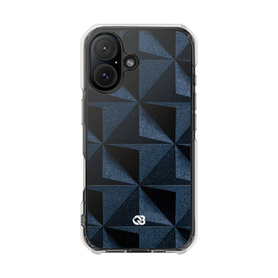 Blue Impact MagSafe Phone Case for iPhone - Indigo Basalt Facets