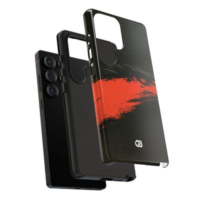 Crimson Raptor Noir · Tough Phone Case for Samsung · Black