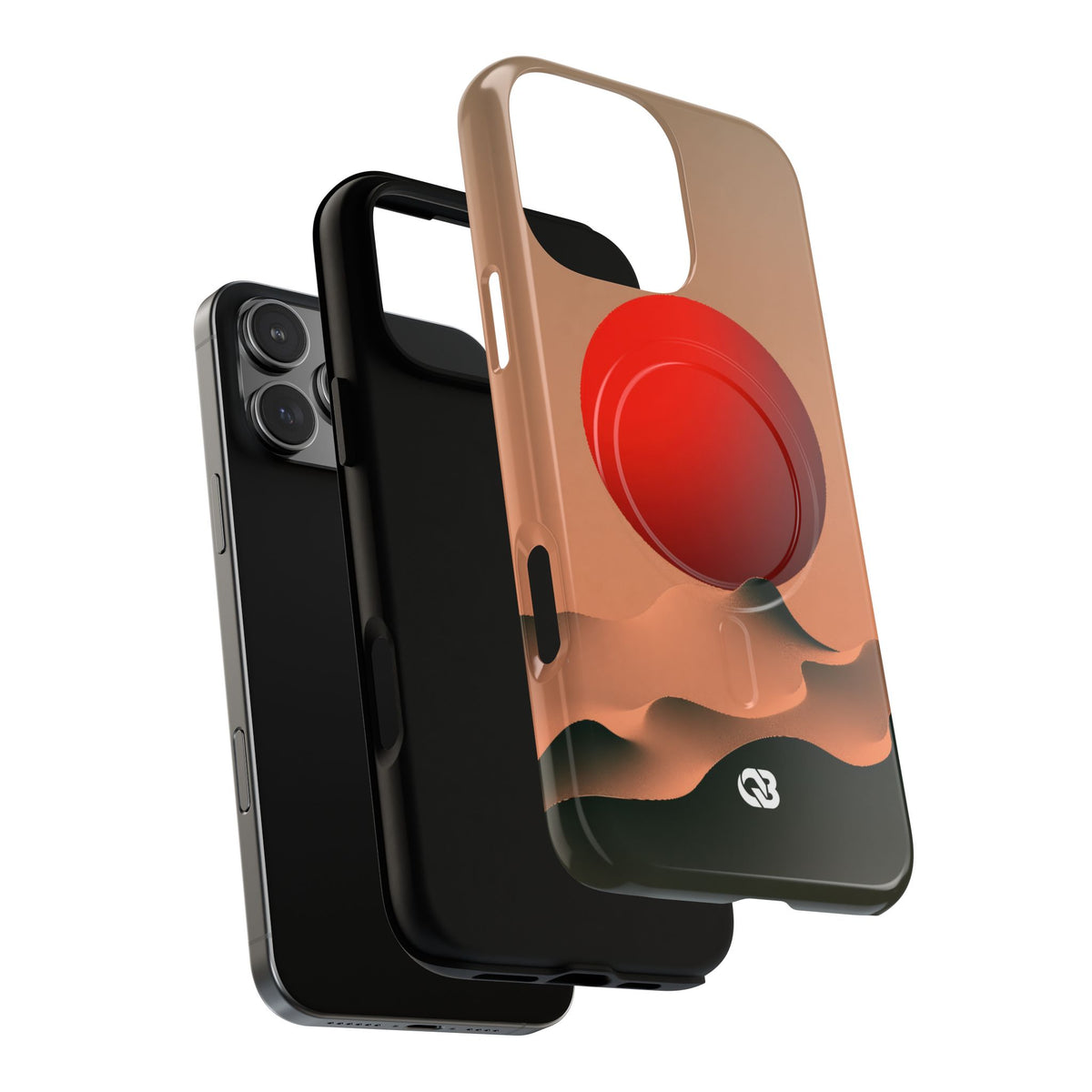 Crimson Sol Ridge · Tough 2.0 Magnetic Phone Case for iPhone · Red