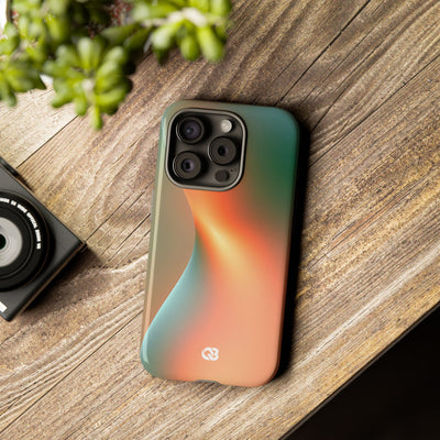 Radiant Contour · Tough Phone Case for iPhone · Orange
