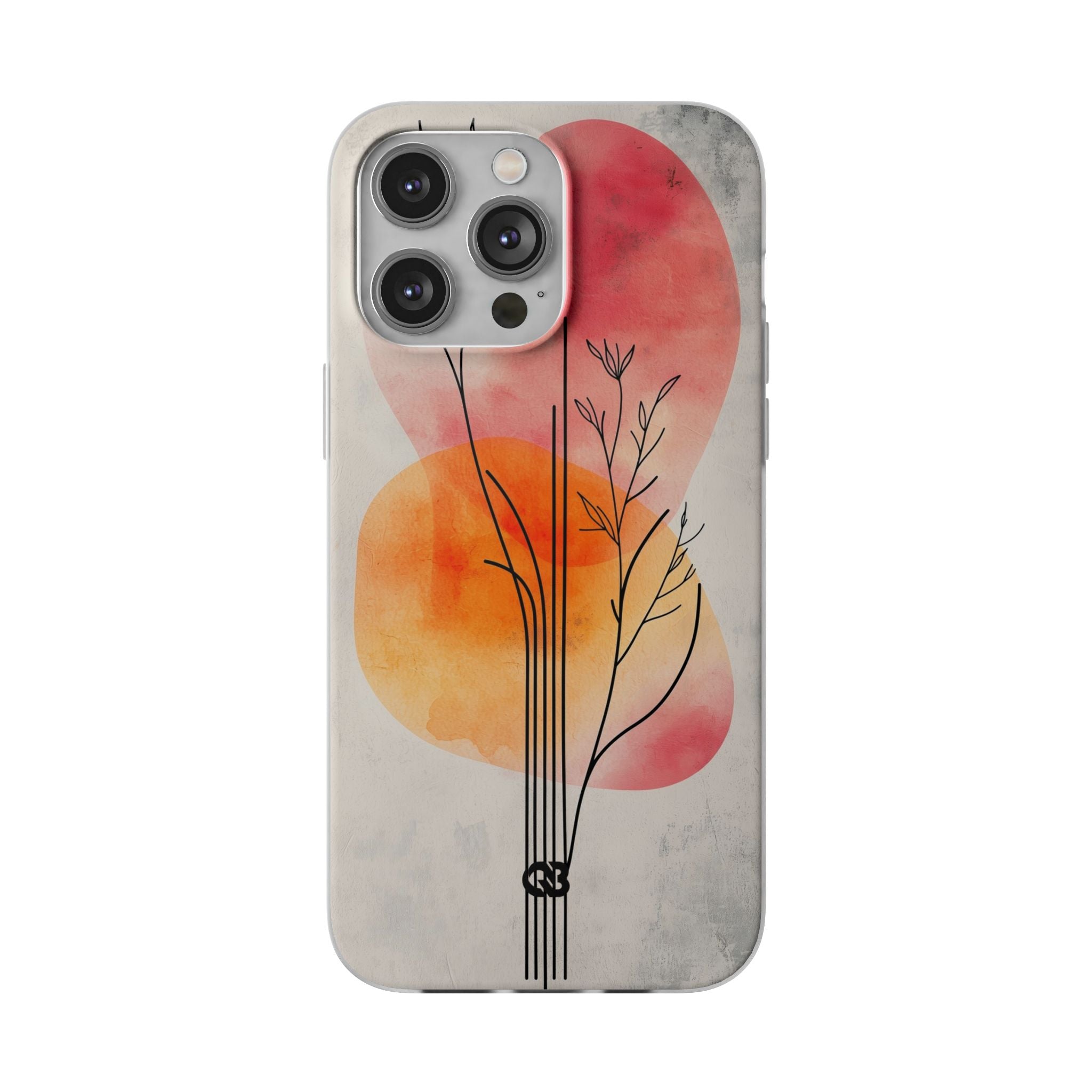 Crimson Bloom Lineage · Soft Phone Case for iPhone