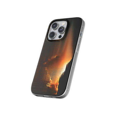Luminous Grid · Lite Phone Case for iPhone ·  Black