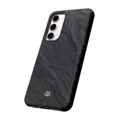 Black Tough Phone Case for Samsung - Midnight Slate Ridge