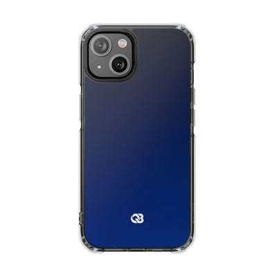 Blue Impact MagSafe Phone Case for iPhone - Midnight Cobalt Fade