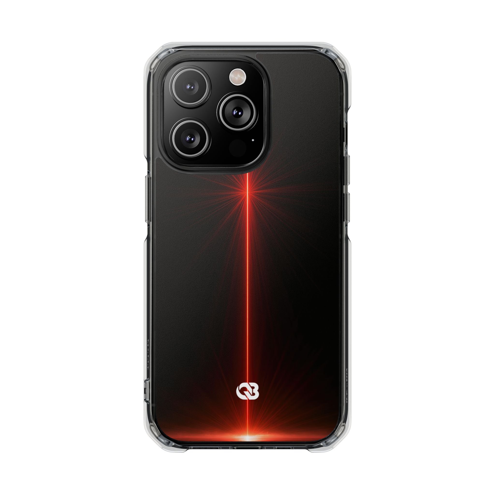 Red Impact MagSafe Phone Case for iPhone - Crimson Flare Vector