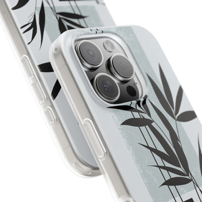 Grey Lite Phone Case for iPhone - Sage Bamboo Noir