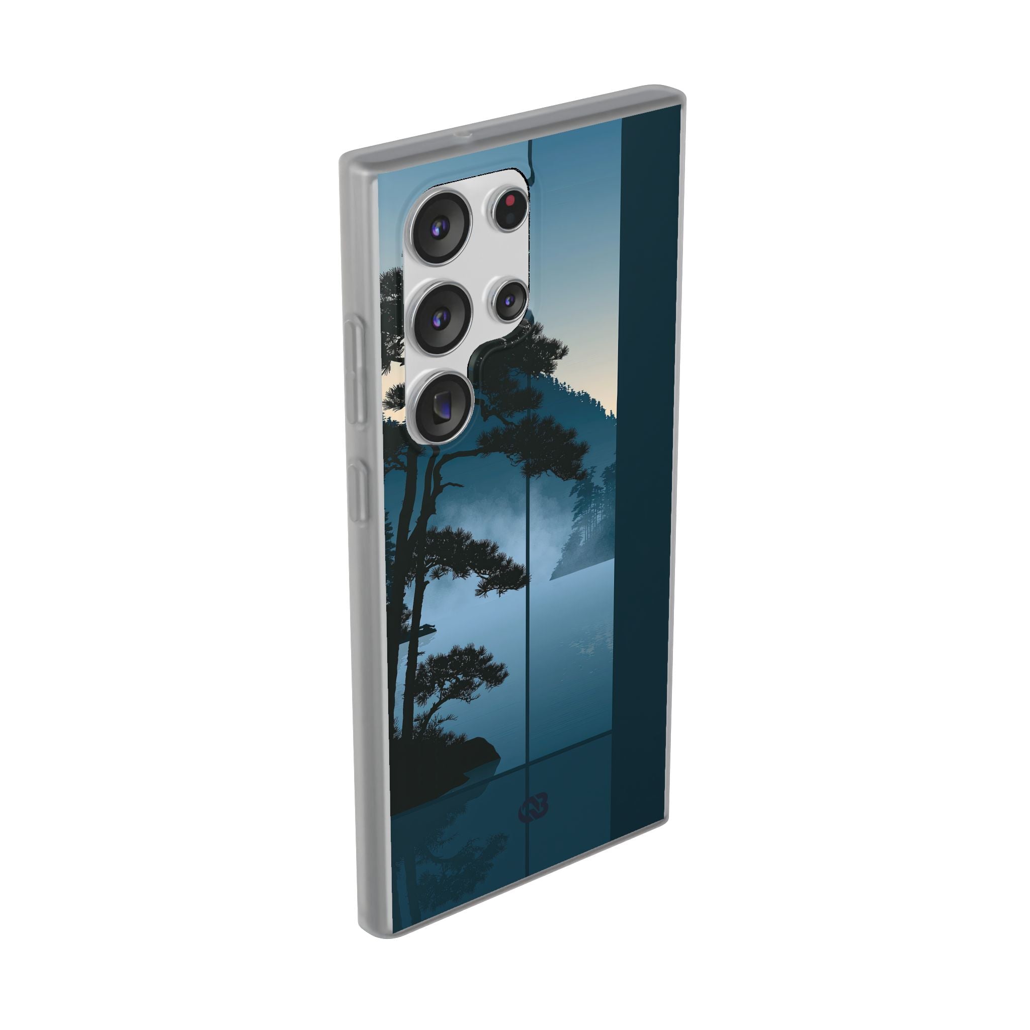 Blue Lite Phone Case for Samsung - Kyoto Mist Pine