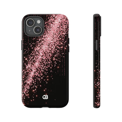 Rose Digital Cascade · Tough Phone Case for iPhone · Pink