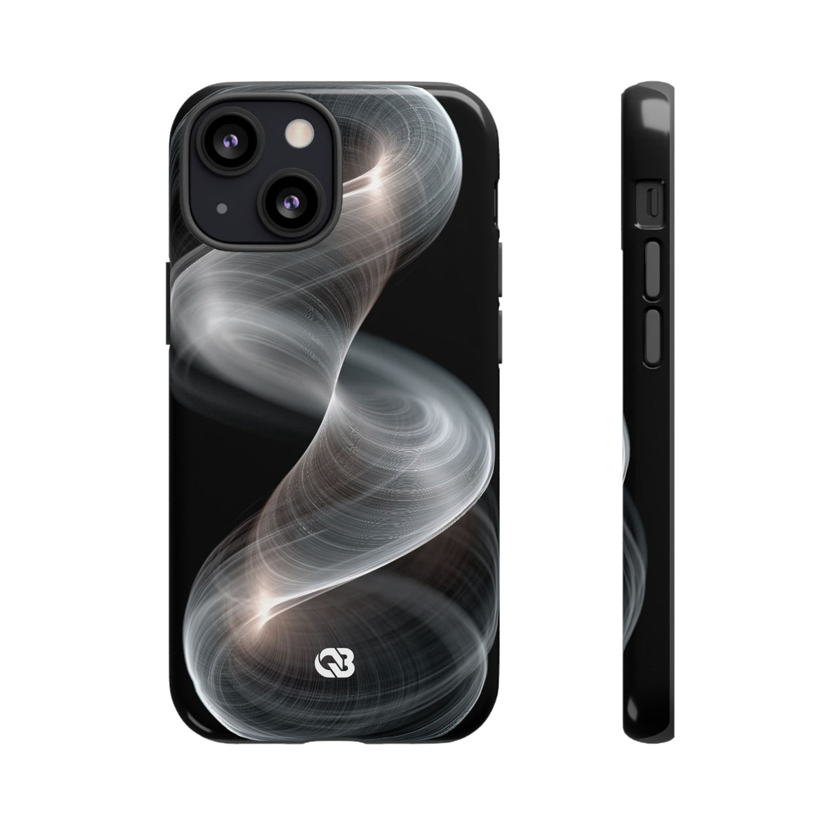 Luminous Vortex · Tough Phone Case for iPhone · Black
