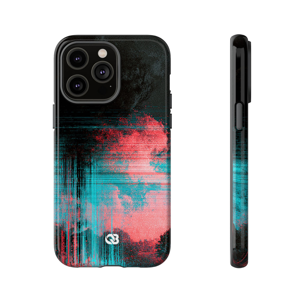 Digital Signal Drift · Tough Phone Case for iPhone · Black