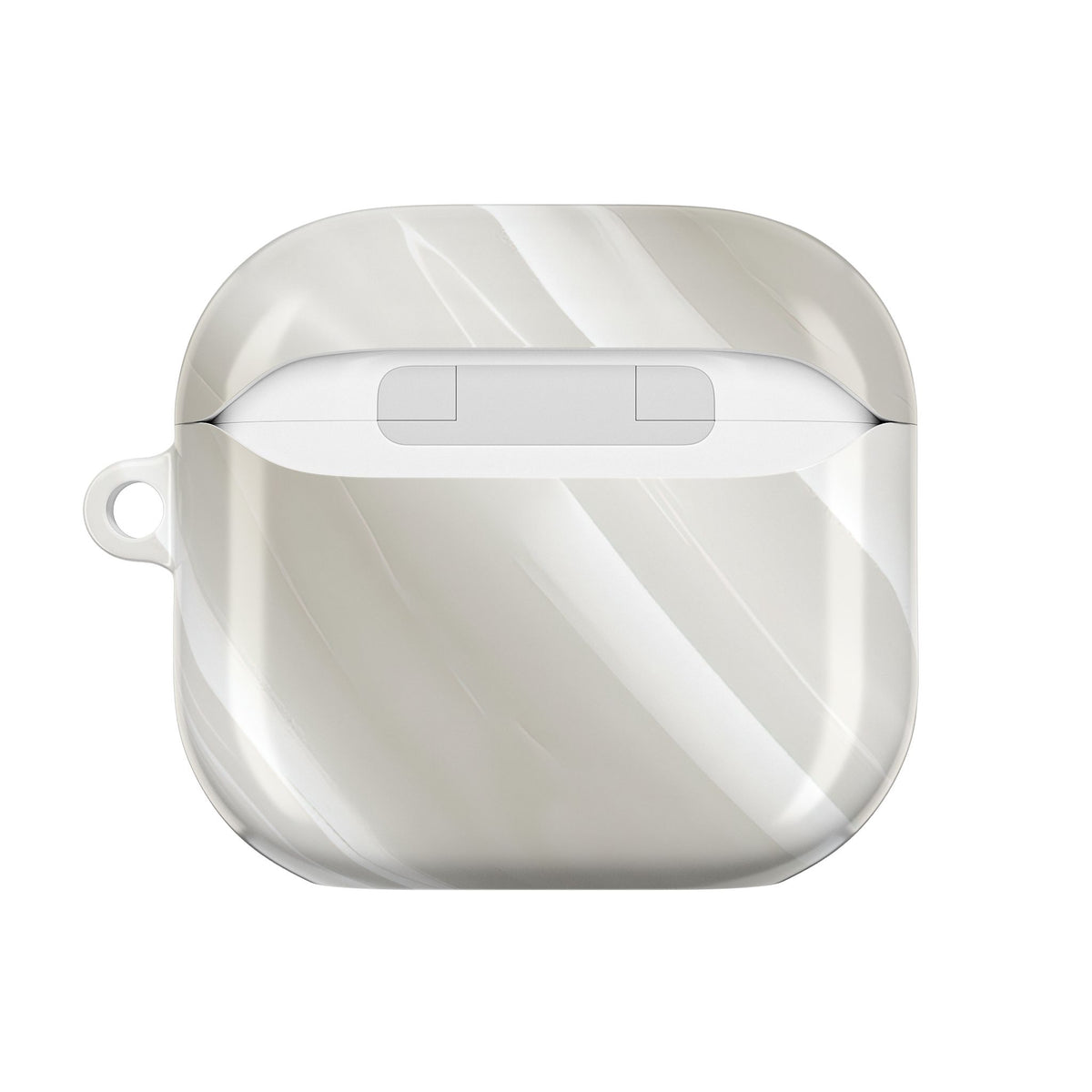 Liquid Enamel Fold · Hard Case for AirPods & AirPods Pro · White