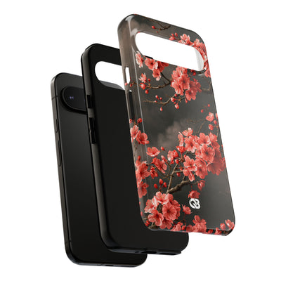 Dark Sakura Nocturne · Tough Phone Case for Pixel ·  Black