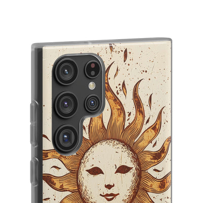 Masque solaire rustique · Coque de téléphone Soft pour Samsung