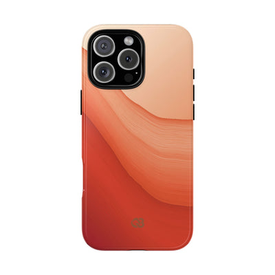 Terracotta Flow · Tough Phone Case for iPhone · Orange
