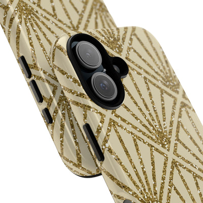 Gold Diamond Radiance iPhone 16 Case - Tough