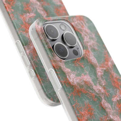 Coral Pixel Matrix · Lite Phone Case for iPhone ·  Green